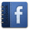 Facebook Leather Icon 96x96 png